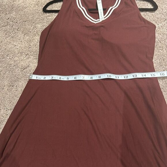 Rae Mode V Neck summer dress built in shelf bra! Size M - Picture 7 of 9